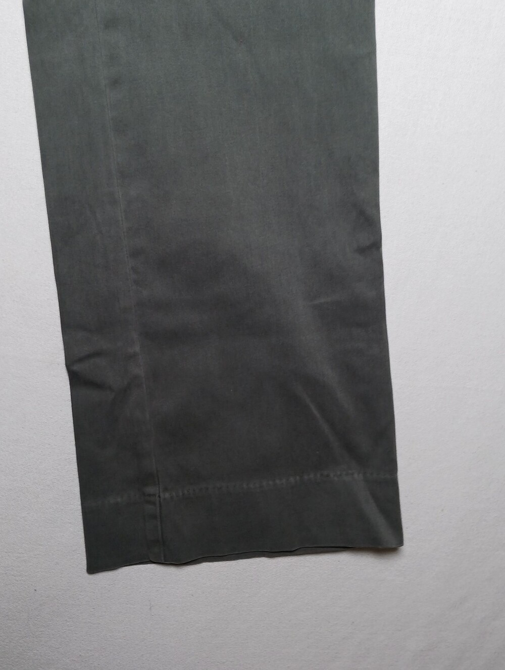 Lila Ryan The Jenalyn Bootcut Trousers 8P Brushed Sateen Olive 30X29 NWT - Picture 6 of 13
